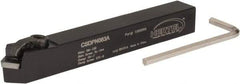 Hertel - CSDP, Neutral Cut, 1/2" Shank Height x 1/2" Shank Width, Positive Rake Indexable Turning Toolholder - 4" OAL, SP.. 322 Insert Compatibility, Series Clamp Type - Americas Industrial Supply
