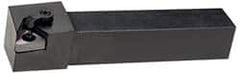 Hertel - MTGN, Left Hand Cut, 3° Lead Angle, 3/4" Shank Height x 3/4" Shank Width, Negative Rake Indexable Turning Toolholder - 4-1/2" OAL, TN..43. Insert Compatibility, Series Multi-Option - Americas Industrial Supply