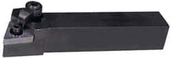 Hertel - MTJN, Left Hand Cut, 3° Lead Angle, 1" Shank Height x 1" Shank Width, Negative Rake Indexable Turning Toolholder - 6" OAL, TN..33. Insert Compatibility, Series Multi-Option - Americas Industrial Supply
