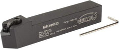 Hertel - MSDN, Neutral Cut, 0° Lead Angle, 3/4" Shank Height x 3/4" Shank Width, Negative Rake Indexable Turning Toolholder - 4-1/2" OAL, SN..32. Insert Compatibility, Series Multi-Option - Americas Industrial Supply