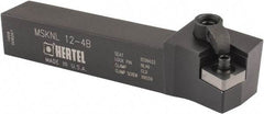Hertel - MSKN, Left Hand Cut, 15° Lead Angle, 3/4" Shank Height x 3/4" Shank Width, Negative Rake Indexable Turning Toolholder - 4-1/2" OAL, SN..43. Insert Compatibility, Series Multi-Option - Americas Industrial Supply