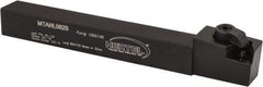 Hertel - MTAN, Left Hand Cut, 3° Lead Angle, 1/2" Shank Height x 1/2" Shank Width, Negative Rake Indexable Turning Toolholder - 4-1/2" OAL, TN..22. Insert Compatibility, Series Multi-Option - Americas Industrial Supply