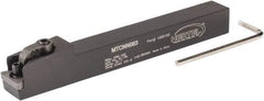Hertel - MTCN, Neutral Cut, 0° Lead Angle, 1/2" Shank Height x 1/2" Shank Width, Negative Rake Indexable Turning Toolholder - 4-1/2" OAL, TN..33. Insert Compatibility, Series Multi-Option - Americas Industrial Supply
