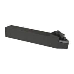 Hertel - MTEN, Neutral Cut, 0° Lead Angle, 5/8" Shank Height x 5/8" Shank Width, Negative Rake Indexable Turning Toolholder - 4-1/2" OAL, TN..33. Insert Compatibility, Series Multi-Option - Americas Industrial Supply