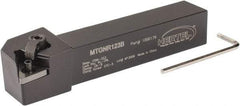 Hertel - MTGN, Right Hand Cut, 3° Lead Angle, 3/4" Shank Height x 3/4" Shank Width, Negative Rake Indexable Turning Toolholder - 4-1/2" OAL, TN..33. Insert Compatibility, Series Multi-Option - Americas Industrial Supply