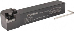 Hertel - MTGN, Right Hand Cut, 3° Lead Angle, 1" Shank Height x 1" Shank Width, Negative Rake Indexable Turning Toolholder - 6" OAL, TN..43. Insert Compatibility, Series Multi-Option - Americas Industrial Supply