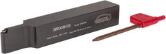 Hertel - SROC, Neutral Cut, 0° Lead Angle, 3/4" Shank Height x 3/4" Shank Width, Neutral Rake Indexable Turning Toolholder - 4-1/2" OAL, RC..21.5. Insert Compatibility, Series Screw-Type - Americas Industrial Supply