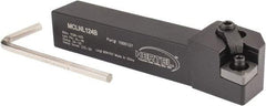 Hertel - MCLN, Left Hand Cut, 5° Lead Angle, 3/4" Shank Height x 3/4" Shank Width, Negative Rake Indexable Turning Toolholder - 4-1/2" OAL, CN..43. Insert Compatibility, Series Multi-Option - Americas Industrial Supply
