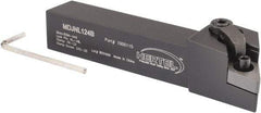 Hertel - MDJN, Left Hand Cut, 3° Lead Angle, 3/4" Shank Height x 3/4" Shank Width, Negative Rake Indexable Turning Toolholder - 4-1/2" OAL, DN..43. Insert Compatibility, Series Multi-Option - Americas Industrial Supply