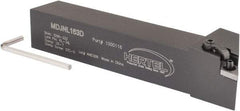 Hertel - MDJN, Left Hand Cut, 3° Lead Angle, 1" Shank Height x 1" Shank Width, Negative Rake Indexable Turning Toolholder - 6" OAL, DN..33. Insert Compatibility, Series Multi-Option - Americas Industrial Supply