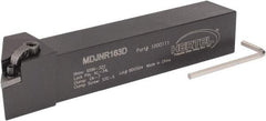 Hertel - MDJN, Right Hand Cut, 3° Lead Angle, 1" Shank Height x 1" Shank Width, Negative Rake Indexable Turning Toolholder - 6" OAL, DN..33. Insert Compatibility, Series Multi-Option - Americas Industrial Supply