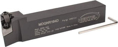 Hertel - MDQN, Right Hand Cut, 17.5° Lead Angle, 1" Shank Height x 1" Shank Width, Negative Rake Indexable Turning Toolholder - 6" OAL, DN..43. Insert Compatibility, Series Multi-Option - Americas Industrial Supply
