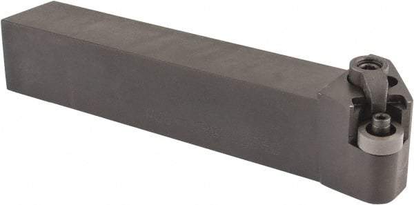 Hertel - MRGN, Left Hand Cut, 15° Lead Angle, 1" Shank Height x 1" Shank Width, Negative Rake Indexable Turning Toolholder - 6" OAL, RN..43. Insert Compatibility, Series Multi-Option - Americas Industrial Supply