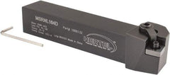 Hertel - MSRN, Left Hand Cut, 15° Lead Angle, 1" Shank Height x 1" Shank Width, Negative Rake Indexable Turning Toolholder - 6" OAL, SN..43. Insert Compatibility, Series Multi-Option - Americas Industrial Supply
