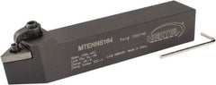Hertel - MTEN, Neutral Cut, 0° Lead Angle, 1" Shank Height x 1" Shank Width, Negative Rake Indexable Turning Toolholder - 6" OAL, TN..43. Insert Compatibility, Series Multi-Option - Americas Industrial Supply
