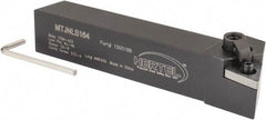 Hertel - MTJN, Left Hand Cut, 3° Lead Angle, 1" Shank Height x 1" Shank Width, Negative Rake Indexable Turning Toolholder - 6" OAL, TN..33. Insert Compatibility, Series Multi-Option - Americas Industrial Supply