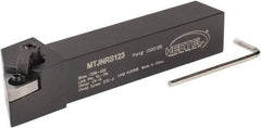 Hertel - MTJN, Right Hand Cut, 3° Lead Angle, 3/4" Shank Height x 3/4" Shank Width, Negative Rake Indexable Turning Toolholder - 4-1/2" OAL, TN..33. Insert Compatibility, Series Multi-Option - Americas Industrial Supply