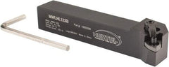 Hertel - MWLN, Left Hand Cut, 5° Lead Angle, 3/4" Shank Height x 3/4" Shank Width, Negative Rake Indexable Turning Toolholder - 4-1/2" OAL, WN..33. Insert Compatibility, Series Multi-Option - Americas Industrial Supply