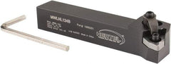 Hertel - MWLN, Left Hand Cut, 5° Lead Angle, 3/4" Shank Height x 3/4" Shank Width, Negative Rake Indexable Turning Toolholder - 4-1/2" OAL, WN..43. Insert Compatibility, Series Multi-Option - Americas Industrial Supply