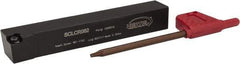 Hertel - SCLC, Right Hand Cut, 5° Lead Angle, 1/2" Shank Height x 1/2" Shank Width, Neutral Rake Indexable Turning Toolholder - 3-1/2" OAL, CC..21.5. Insert Compatibility, Series Screw-Type - Americas Industrial Supply