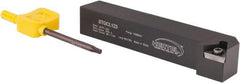 Hertel - STGC, Left Hand Cut, 3° Lead Angle, 3/4" Shank Height x 3/4" Shank Width, Neutral Rake Indexable Turning Toolholder - 4-1/2" OAL, TC..32.5. Insert Compatibility, Series Screw-Type - Americas Industrial Supply
