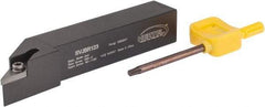 Hertel - SVJB, Right Hand Cut, 3° Lead Angle, 3/4" Shank Height x 3/4" Shank Width, Neutral Rake Indexable Turning Toolholder - 4-1/2" OAL, VB..33. Insert Compatibility, Series Screw-Type - Americas Industrial Supply