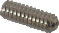 Value Collection - #2-56 UNC, 1/4" OAL, Cup Point Set Screw - Grade 18-8 Stainless Steel, 0.035" Key - Americas Industrial Supply