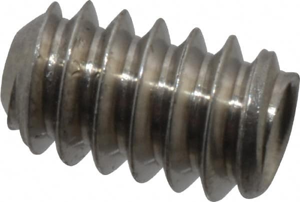 Value Collection - #4-40 UNC, 3/16" OAL, Cup Point Set Screw - Grade 18-8 Stainless Steel, 0.05" Key - Americas Industrial Supply