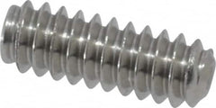 Value Collection - #6-32 UNC, 3/8" OAL, Cup Point Set Screw - Grade 18-8 Stainless Steel, 1/16" Key - Americas Industrial Supply