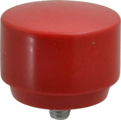 Proto - 2" Face Diam, Grade Medium, Red Hammer Tip/Face - Plastic - Americas Industrial Supply