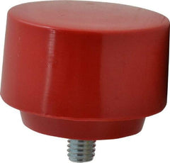 Proto - 2-1/2" Face Diam, Grade Medium, Red Hammer Tip/Face - Plastic - Americas Industrial Supply