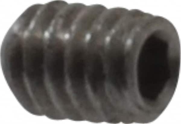 Value Collection - #1-72 UNF, 3/32" OAL, Cup Point Set Screw - Grade 18-8 Stainless Steel, 0.035" Key - Americas Industrial Supply