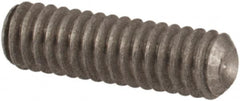 Value Collection - #1-72 UNF, 1/4" OAL, Cup Point Set Screw - Grade 18-8 Stainless Steel, 0.035" Key - Americas Industrial Supply