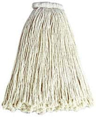 Rubbermaid - White Head Band, Large Cotton Cut End Mop Head - 4 Ply, Screw On Connection, Use for General Purpose - Americas Industrial Supply