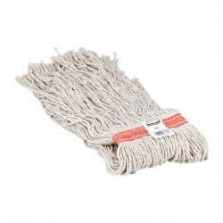 Rubbermaid - 1" Orange Head Band, X-Large Cotton Cut End Mop Head - 8 Ply, Side Loading Connection, Use for General Purpose - Americas Industrial Supply