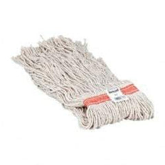 Rubbermaid - 1" Orange Head Band, X-Large Cotton Cut End Mop Head - 8 Ply, Side Loading Connection, Use for General Purpose - Americas Industrial Supply