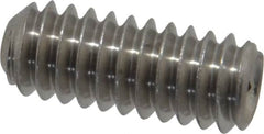 Value Collection - 1/4-20 UNC, 5/8" OAL, Cup Point Set Screw - Grade 18-8 Stainless Steel, 1/8" Key - Americas Industrial Supply