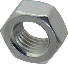 Value Collection - 3/4-10 UNC Grade C Hex Lock Nut with Distorted Thread - 1-1/8" Width Across Flats, 21/32" High, Cadmium Clear-Plated Finish - Americas Industrial Supply