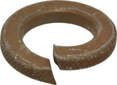 Value Collection - 7/8", 0.878" ID, 0.219" Thick Split Lock Washer - Grade 8 Steel, Zinc Yellow Dichromate Finish, 0.878" Min ID, 0.894" Max ID, 1.459" Max OD - Americas Industrial Supply