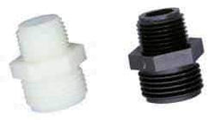 Green Leaf - 3/4 MGHT & 3/8 MPT Garden Hose Adapter - Nylon, Male Hose to Male Pipe Connector - Americas Industrial Supply