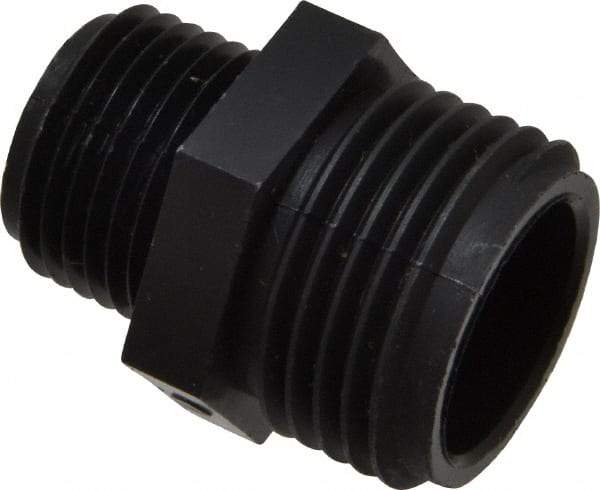 Green Leaf - 1/2 MPT & 3/4 MGHT Garden Hose Adapter - Polypropylene, Male Hose to Male Pipe Connector - Americas Industrial Supply