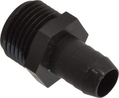 Green Leaf - 3/4 MGHT Garden Hose Adapter - Polypropylene, Male Hose to Barb Connector - Americas Industrial Supply