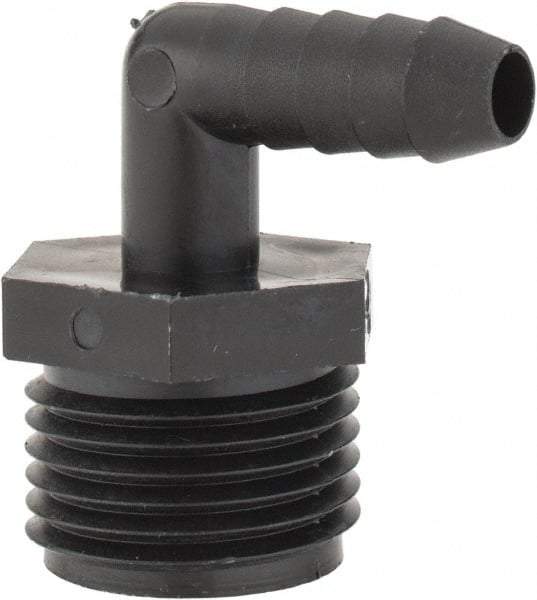 Green Leaf - 3/4 MGHT Garden Hose Adapter - Polypropylene, Male Hose to Barb Connector - Americas Industrial Supply