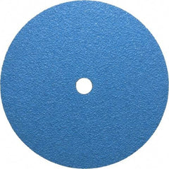 Norton - 9-1/8" Diam 7/8" Hole 24 Grit Fiber Disc - Very Coarse Grade, Zirconia Alumina, Series F826 - Americas Industrial Supply