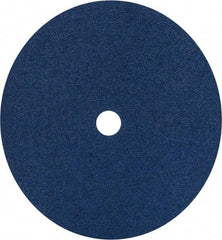 Norton - 9-1/8" Diam 7/8" Hole 50 Grit Fiber Disc - Coarse Grade, Zirconia Alumina, Series F826 - Americas Industrial Supply