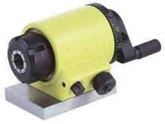 Suburban Tool - ER25 Compatible, 72 Increment, Horizontal Spin Collet Indexer - 1-7/8" High Center, 2-1/4" Wide x 3-3/16" Deep Base, 3" Overall Height, Manual Operation - Americas Industrial Supply