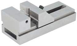 Suburban Tool - 4" Jaw Width, 7" Jaw Opening Capacity, 1-7/16" Jaw Height, Toolmaker's Vise - Flat Jaw, 0.0003" Parallelism, 0.0003" Squareness, 11" OAL x 4" OAW x 3" OAH - Americas Industrial Supply