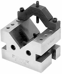 Suburban Tool - 4-3/8" Max Capacity, 90° Angle, Hardened Steel V-Block - 6" Long x 6" Wide x 4" High, Sold as Matched Pair - Americas Industrial Supply