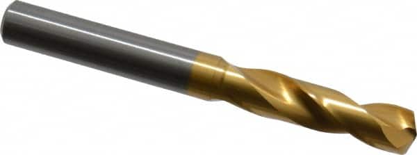 Guhring - 9.6012mm 140° Spiral Flute Solid Carbide Screw Machine Drill Bit - Americas Industrial Supply