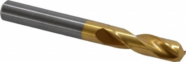 Guhring - 9.99998mm 140° Spiral Flute Solid Carbide Screw Machine Drill Bit - Americas Industrial Supply